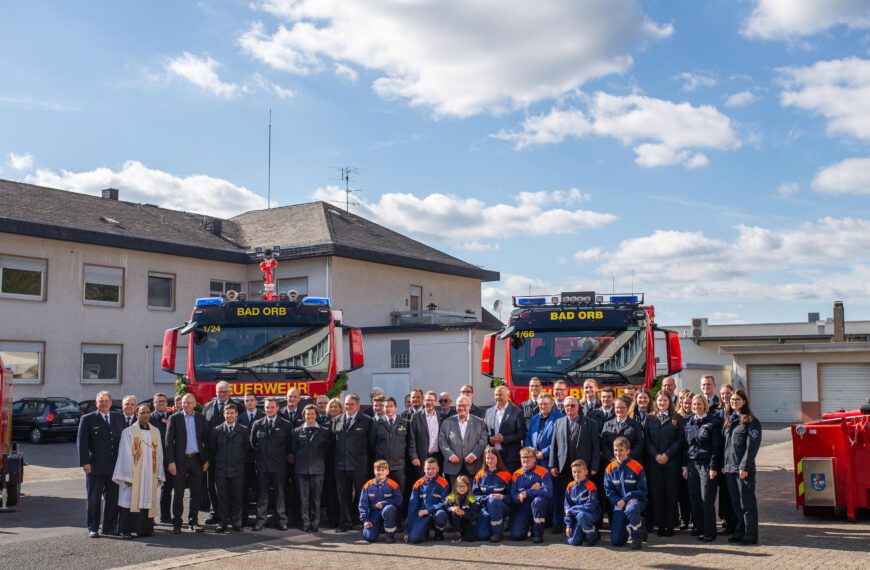 Vier neue Einsatzmittel für die Feuerwehr Bad Orb